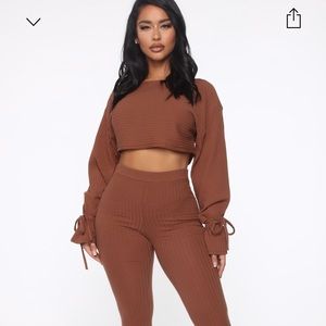 Rest Up Ribbed Legging Set